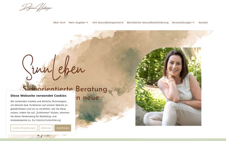 Screenshot of dajana-hadwiger.at