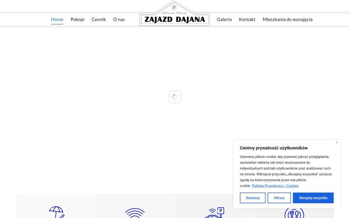Ekraanipilt saidist dajana.ustka.pl