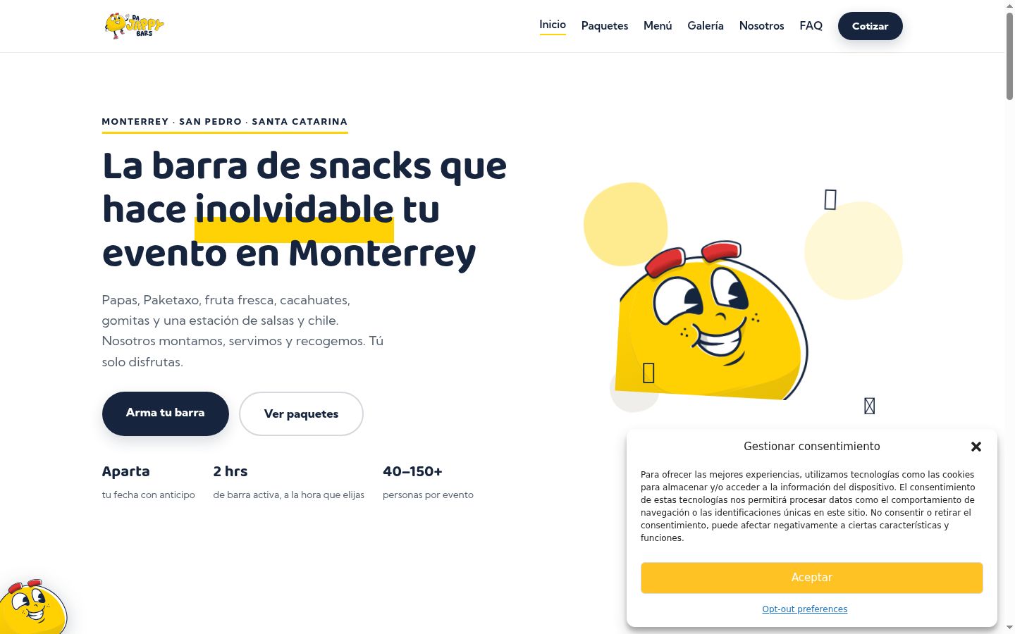 Sutikimo reklamjuostės, rodytos prieš bet kokią sąveiką, ekrano kopija