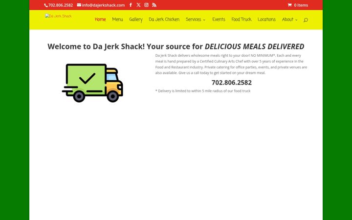 Screenshot of dajerkshack.com