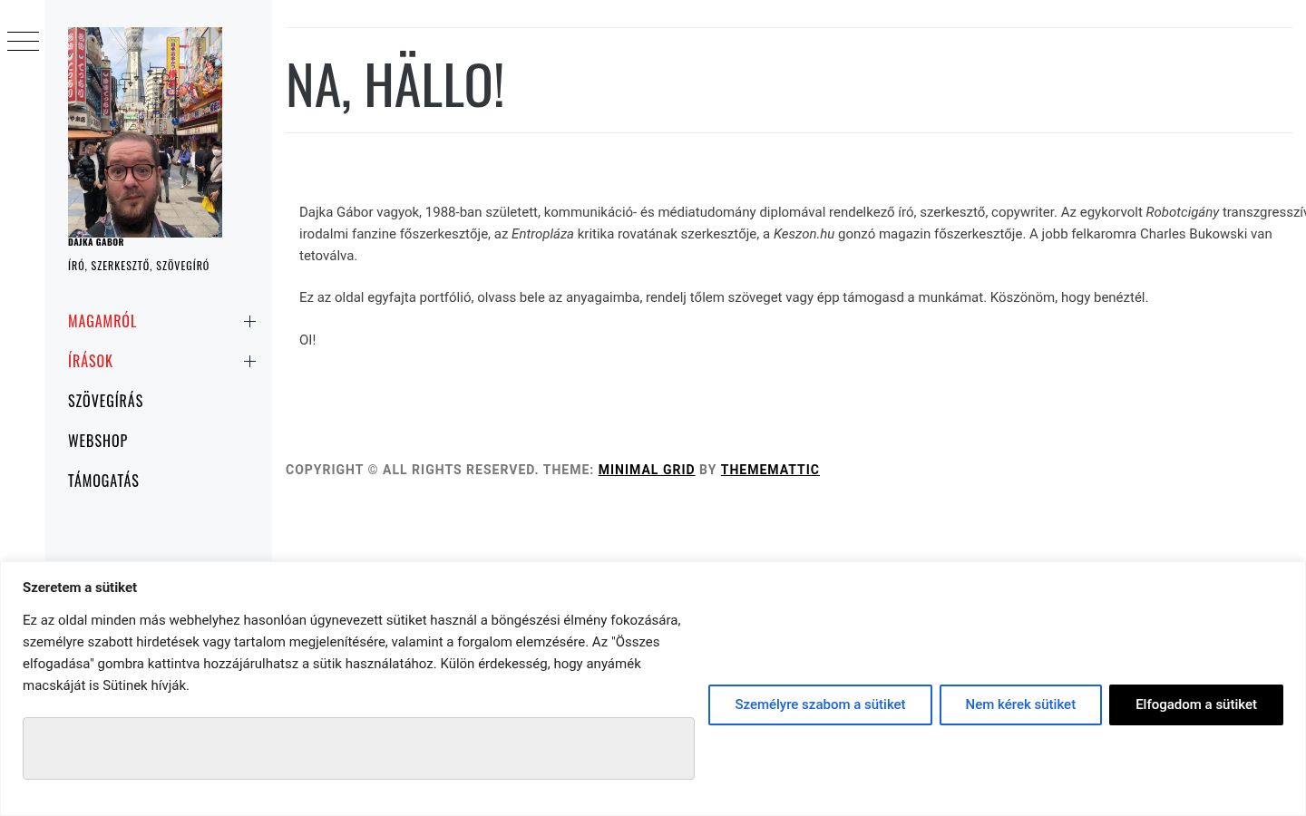 Screenshot des Einwilligungsbanners vor jeglicher Interaktion
