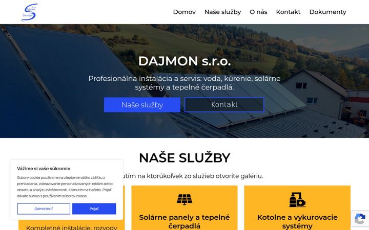 Snimka zaslona za dajmon.sk