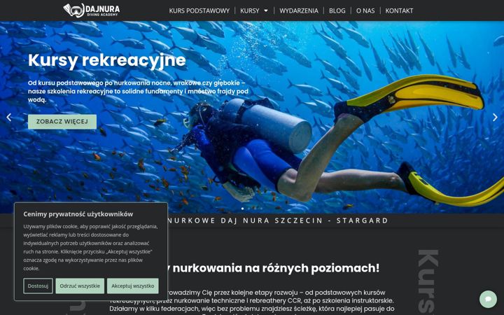Ekraanipilt saidist dajnura.com.pl