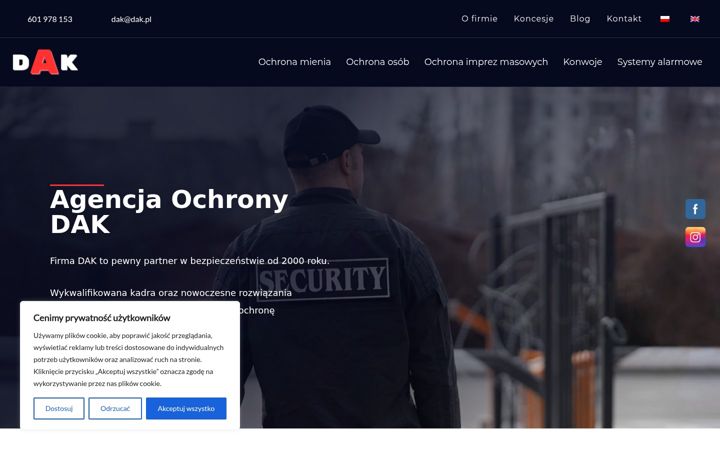 Screenshot of dak.pl