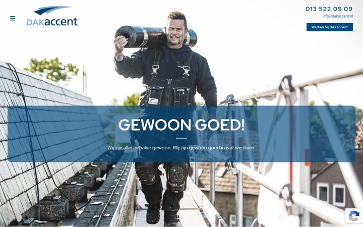 Skjermbilde av dakaccent.nl