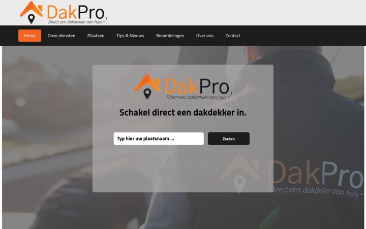 Skjermbilde av dakdekkeraanhuis.nl