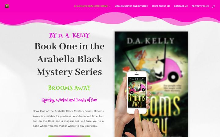 Screenshot of dakellyauthor.com