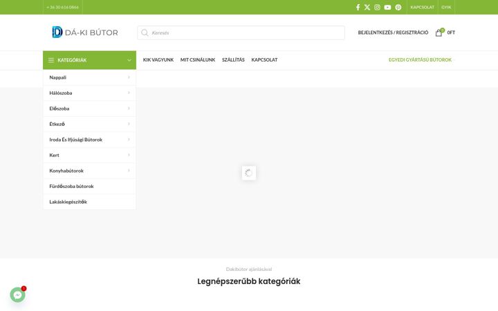 Screenshot von dakibutor.hu