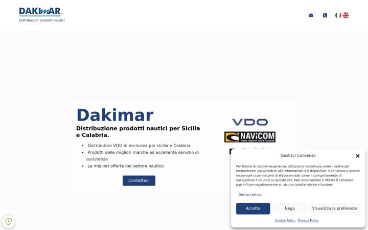 Screenshot of dakimar.it