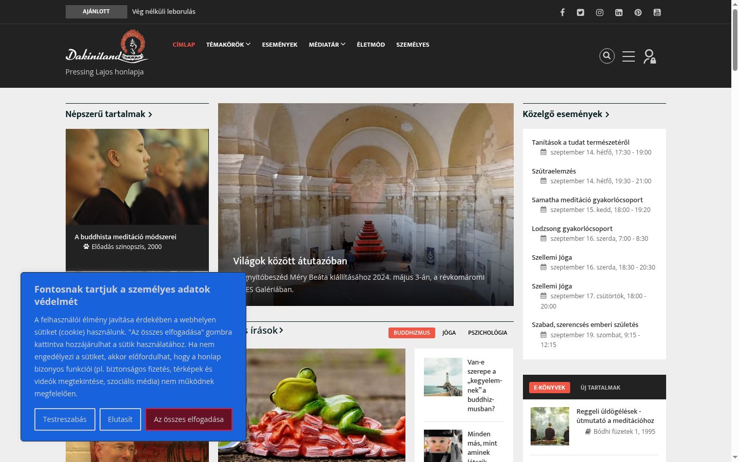 Zrzut ekranu banera zgody wyświetlanego przed jakąkolwiek interakcją
