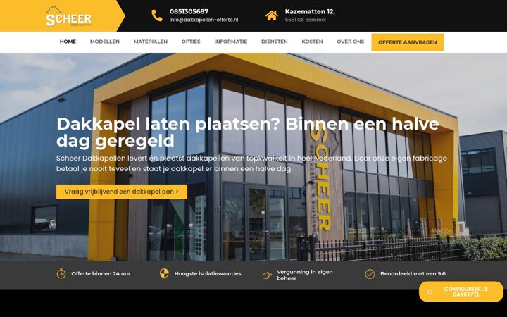 Skjermbilde av dakkapellen-offerte.nl