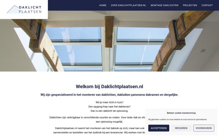 Skjermbilde av daklichtplaatsen.nl