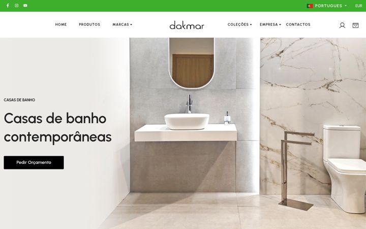 Screenshot of dakmar.pt