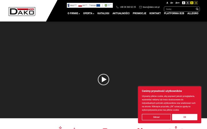 Screenshot του dako.net.pl