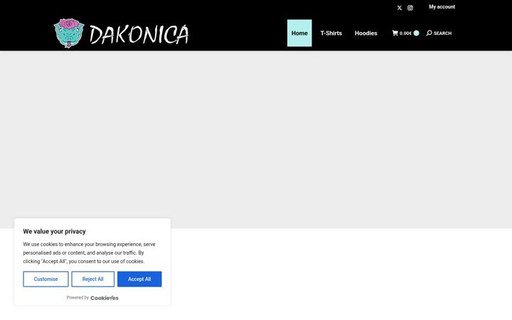 Screenshot of dakonica.com