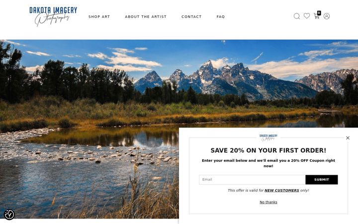 Screenshot of dakotaimagery.com