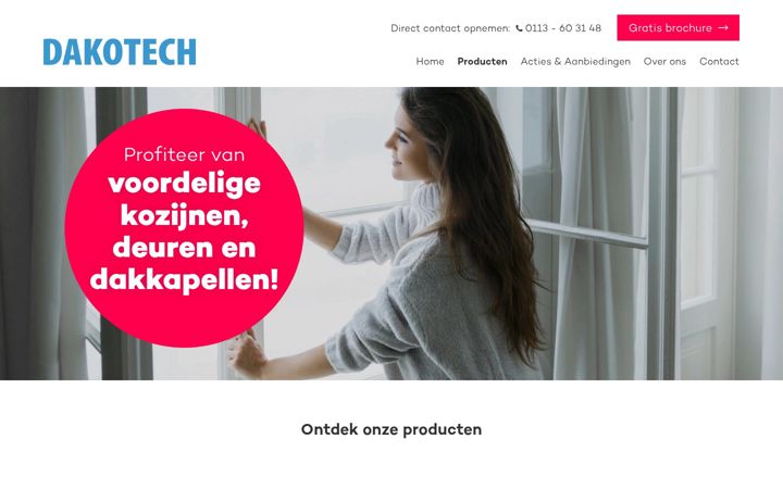Ekrano kopija dakotech.nl