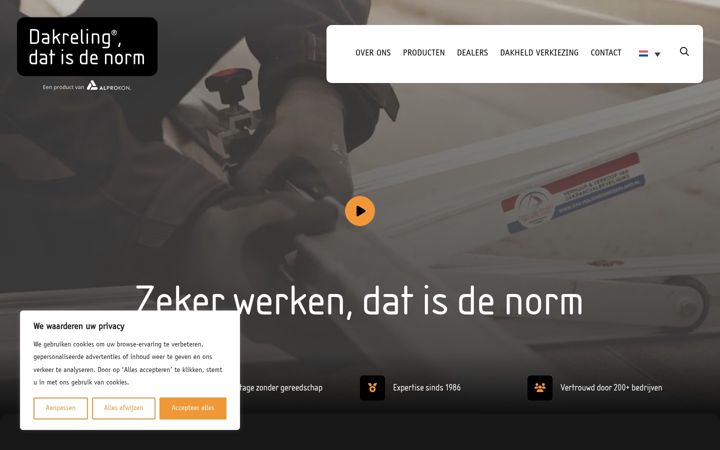 Screenshot of dakreling.com