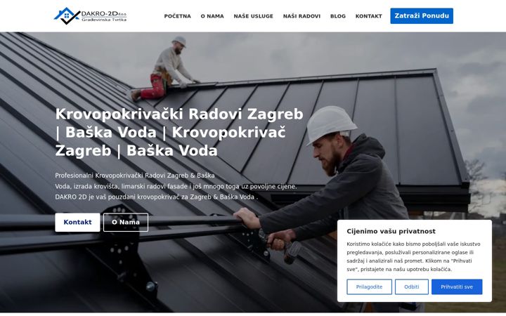 Snimka zaslona za dakro-2d.hr