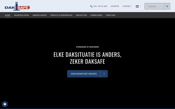 Skjermbilde av daksafe.nl