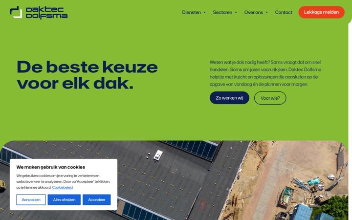 Skjermbilde av daktecbewustgroen.nl