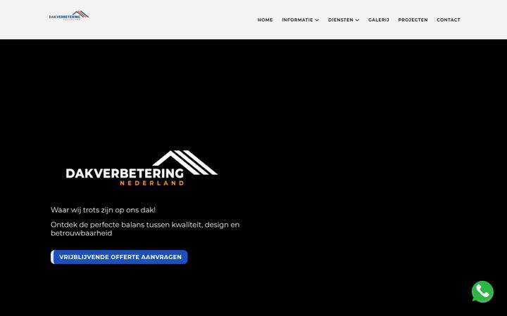 Screenshot stránky dakverbeteringnl.nl