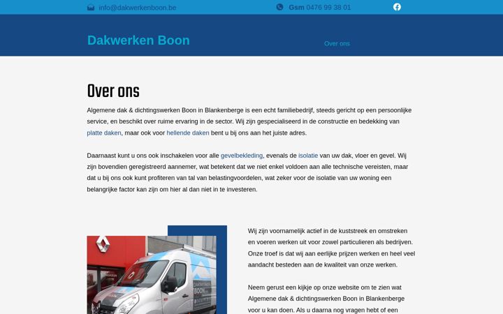 Screenshot van dakwerkenboon.be
