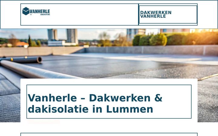Screenshot ta' dakwerkers-lummen.be