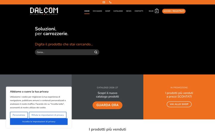 Snímek obrazovky dal-com.it
