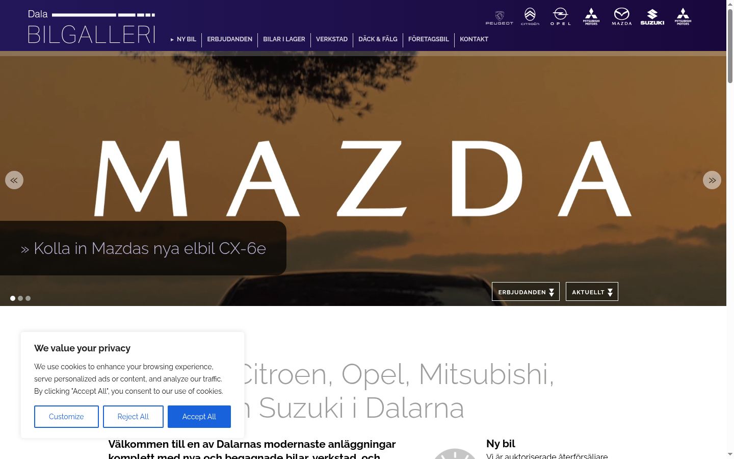 Screenshot tal-banner tal-kunsens muri qabel kwalunkwe interazzjoni