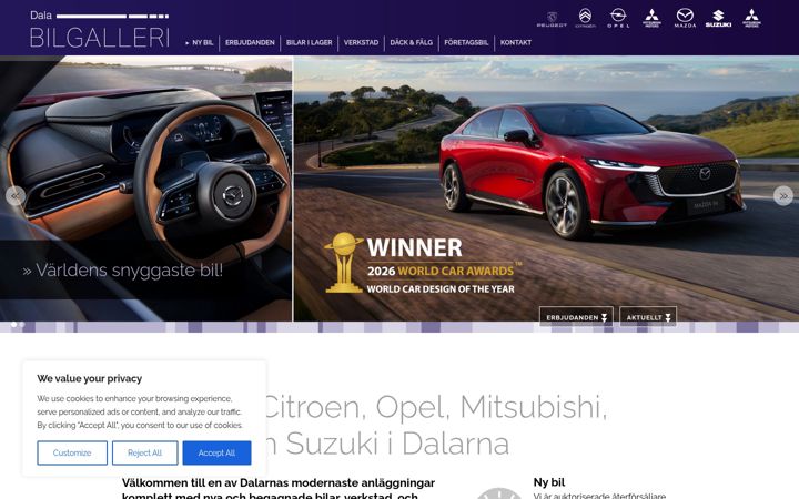 Screenshot di dalabilgalleri.se