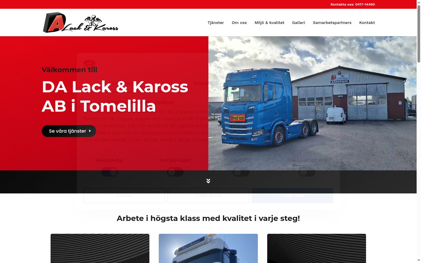 Screenshot tal-banner tal-kunsens muri qabel kwalunkwe interazzjoni