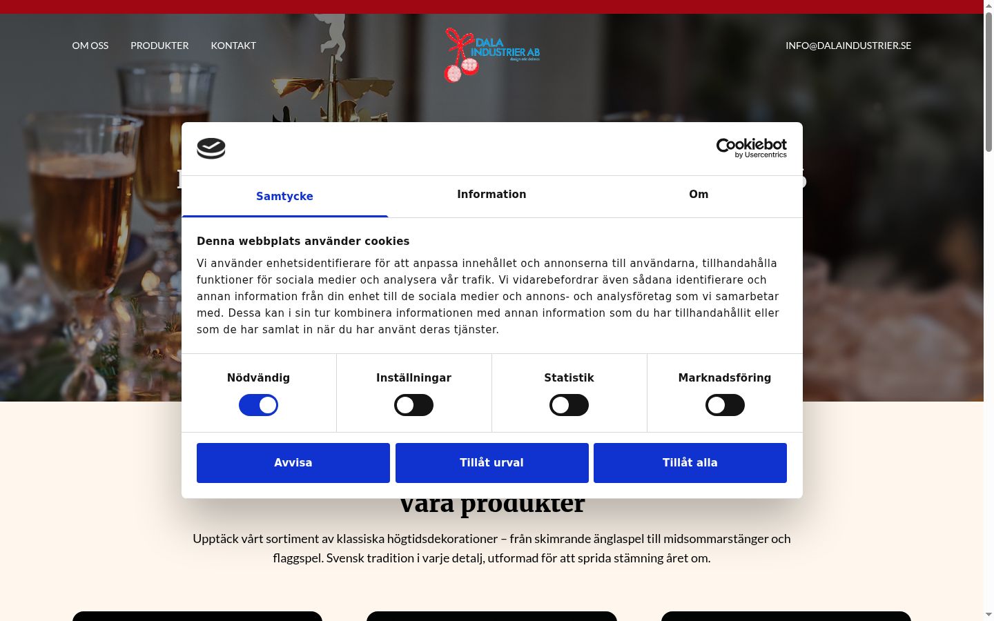Screenshot tal-banner tal-kunsens muri qabel kwalunkwe interazzjoni