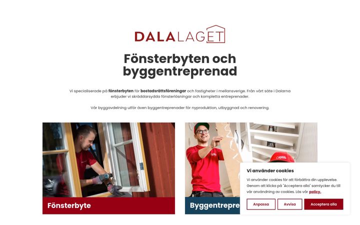 Skjámynd af dalalaget.se