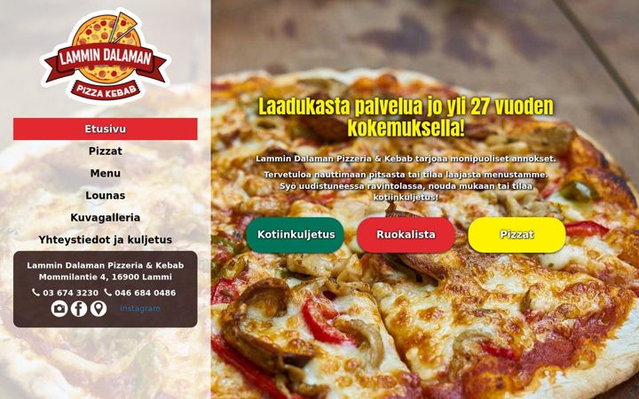 Screenshot di dalamanlammi.fi