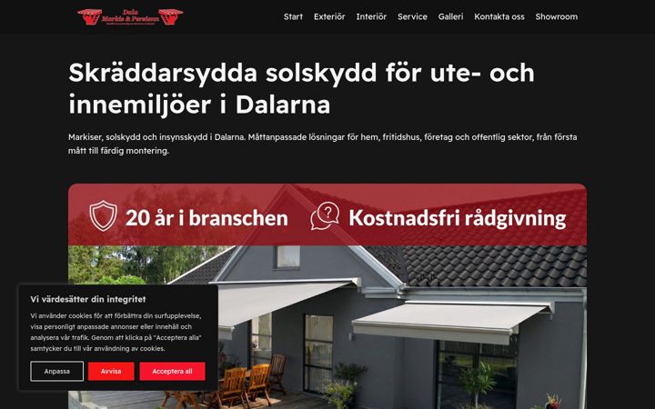 Skjámynd af dalamarkis.se