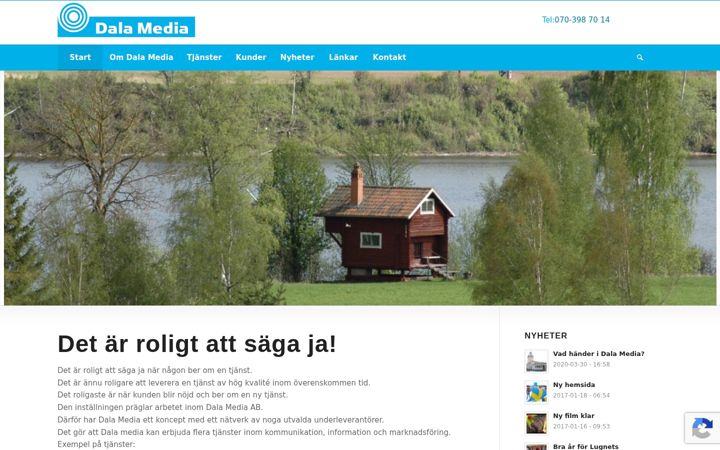 Skjámynd af dalamedia.se