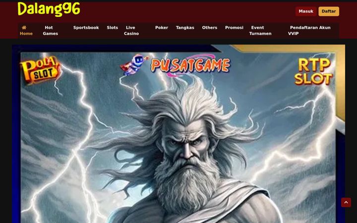 Screenshot of dalang96.com