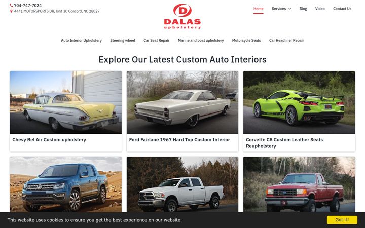 Screenshot of dalas-auto.com