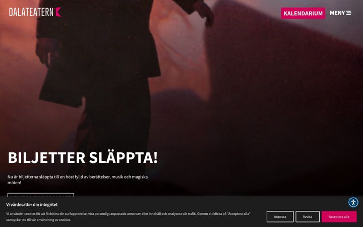 Skjámynd af dalateatern.se