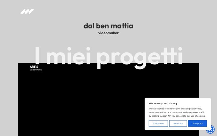 Screenshot of dalbenmattia.com