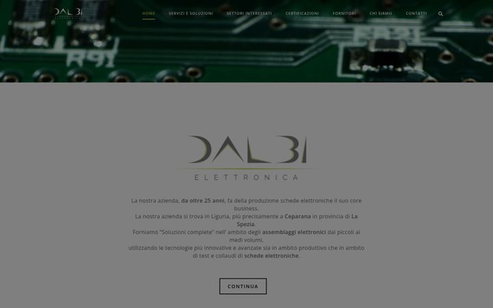 Screenshot of dalbi.it