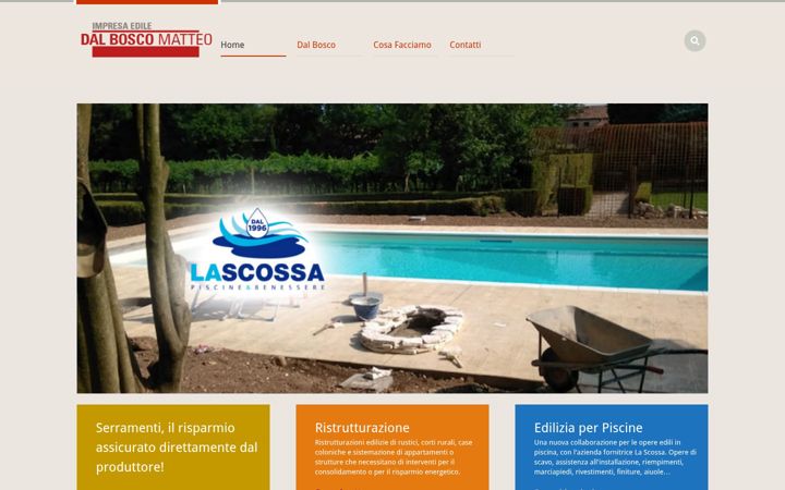 Screenshot of dalboscomatteo.it