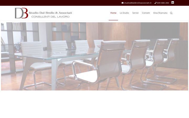 Screenshot of dalbrolloassociati.it