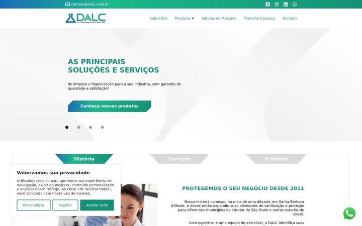 Snimka zaslona za dalc.com.br