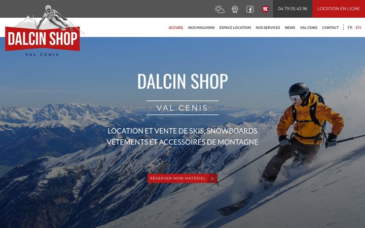 Screenshot of dalcin-shop.com