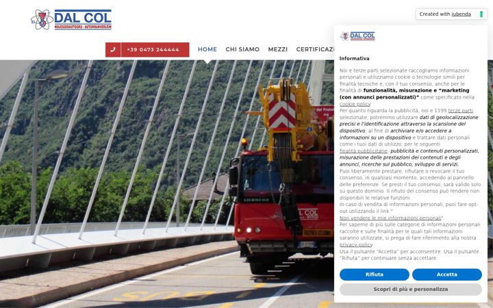 Screenshot of dalcol.it