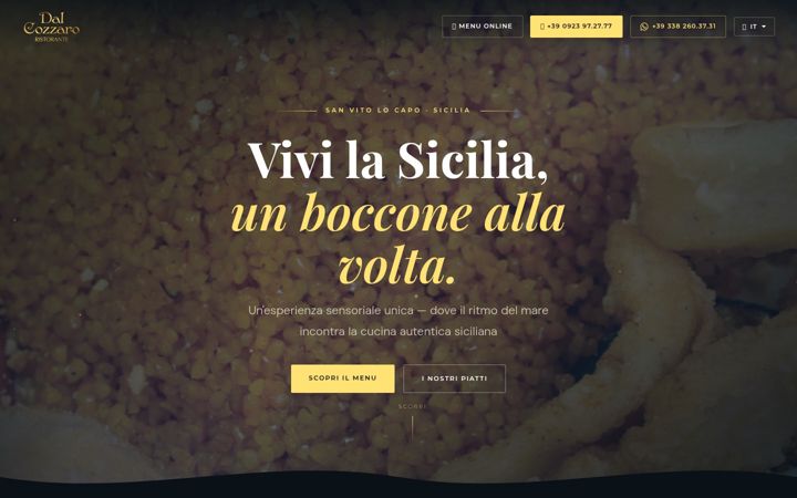 Screenshot of dalcozzaro.eu