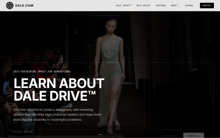Screenshot of dale.com