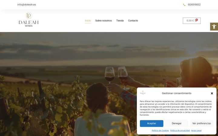 Zrzut ekranu daleahwines.es